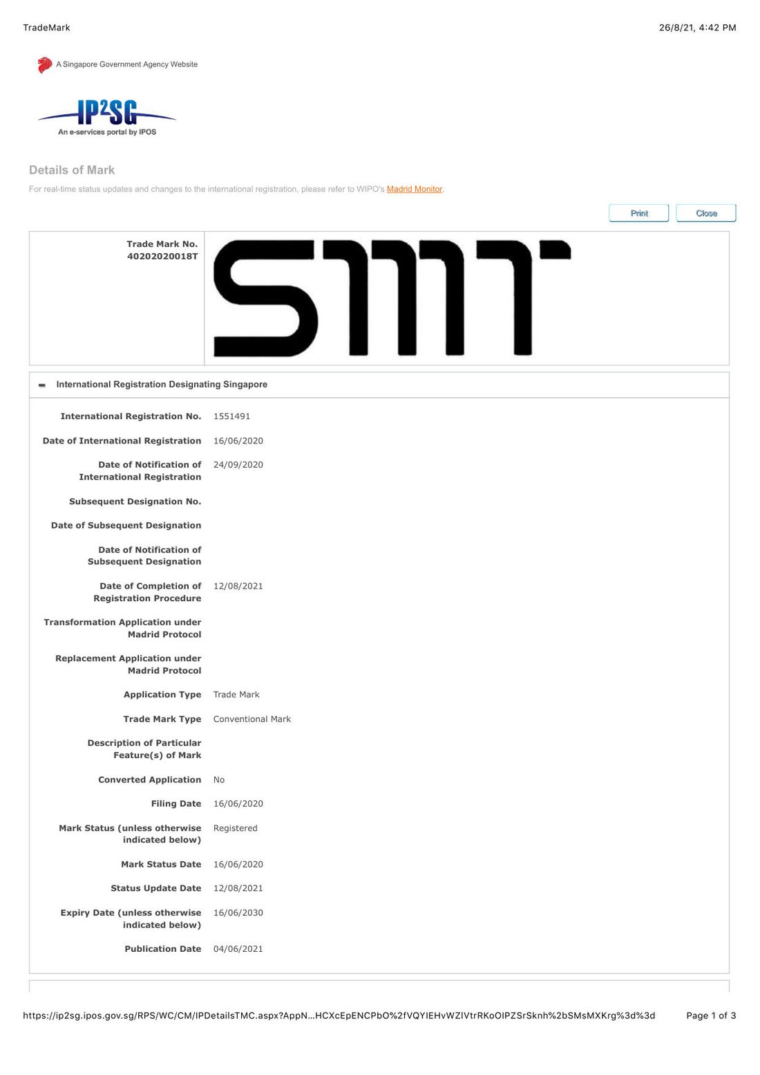 SMT Registered Trade Mark
